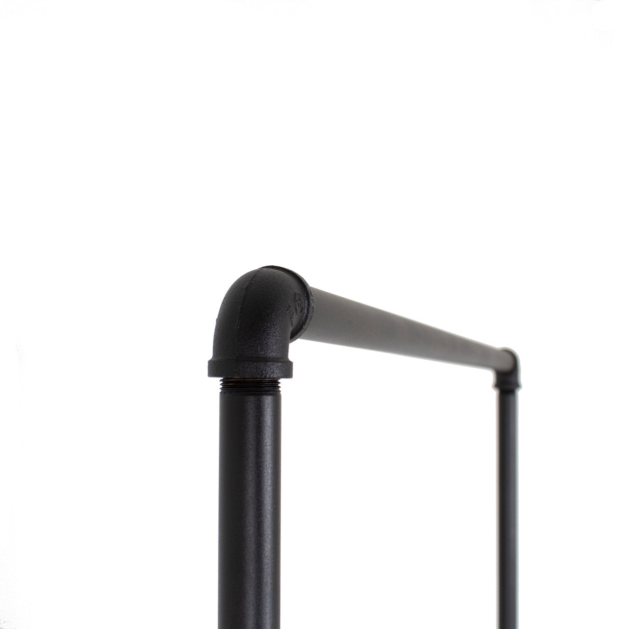 Industrial Pipe Double Row Clothing Rack