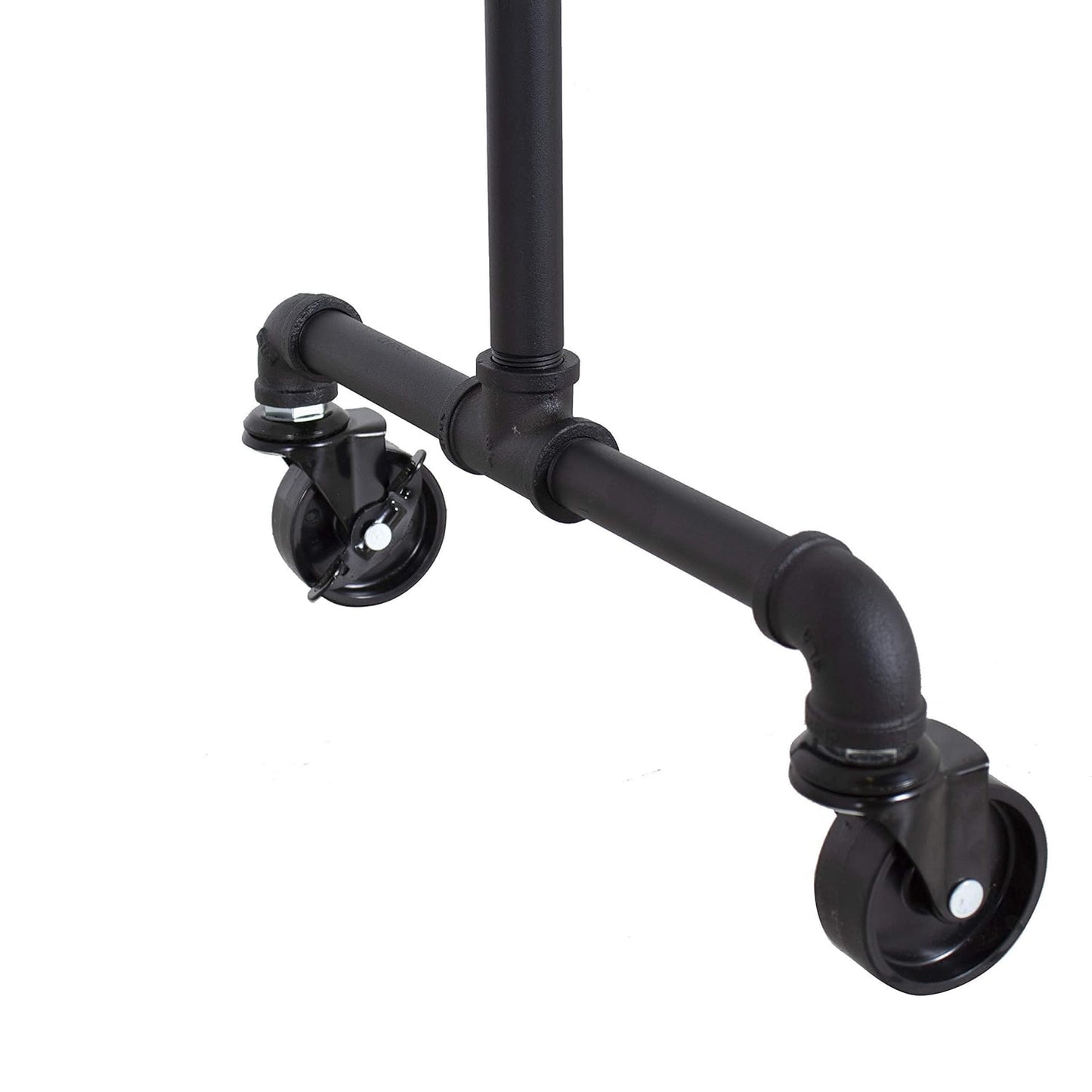 Industrial Pipe Rolling Clothing Garment Rack