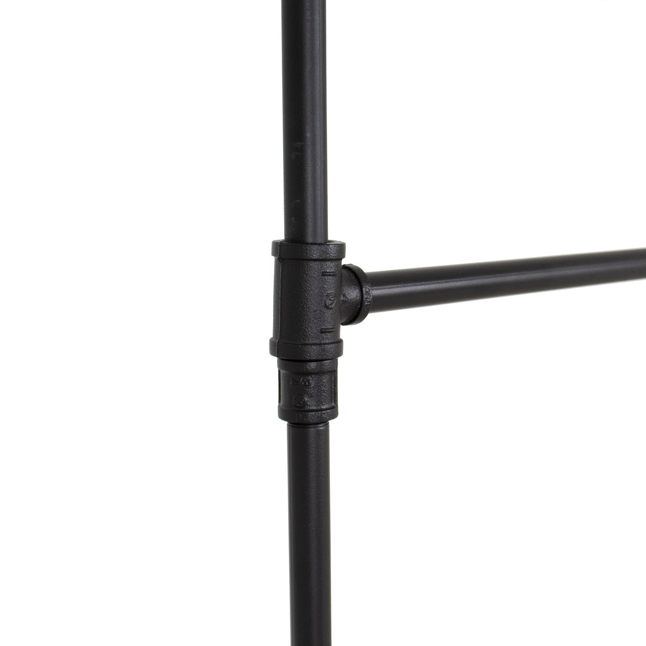 Industrial Pipe Double Row Clothing Rack