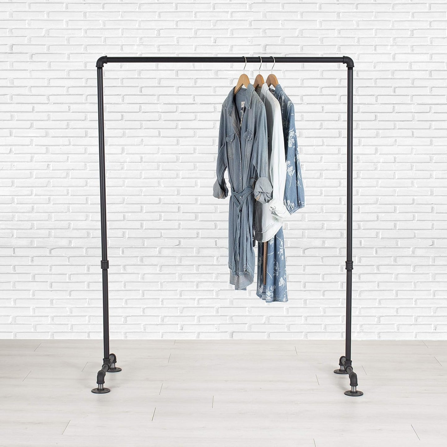 Industrial Pipe Clothing Garment Rack
