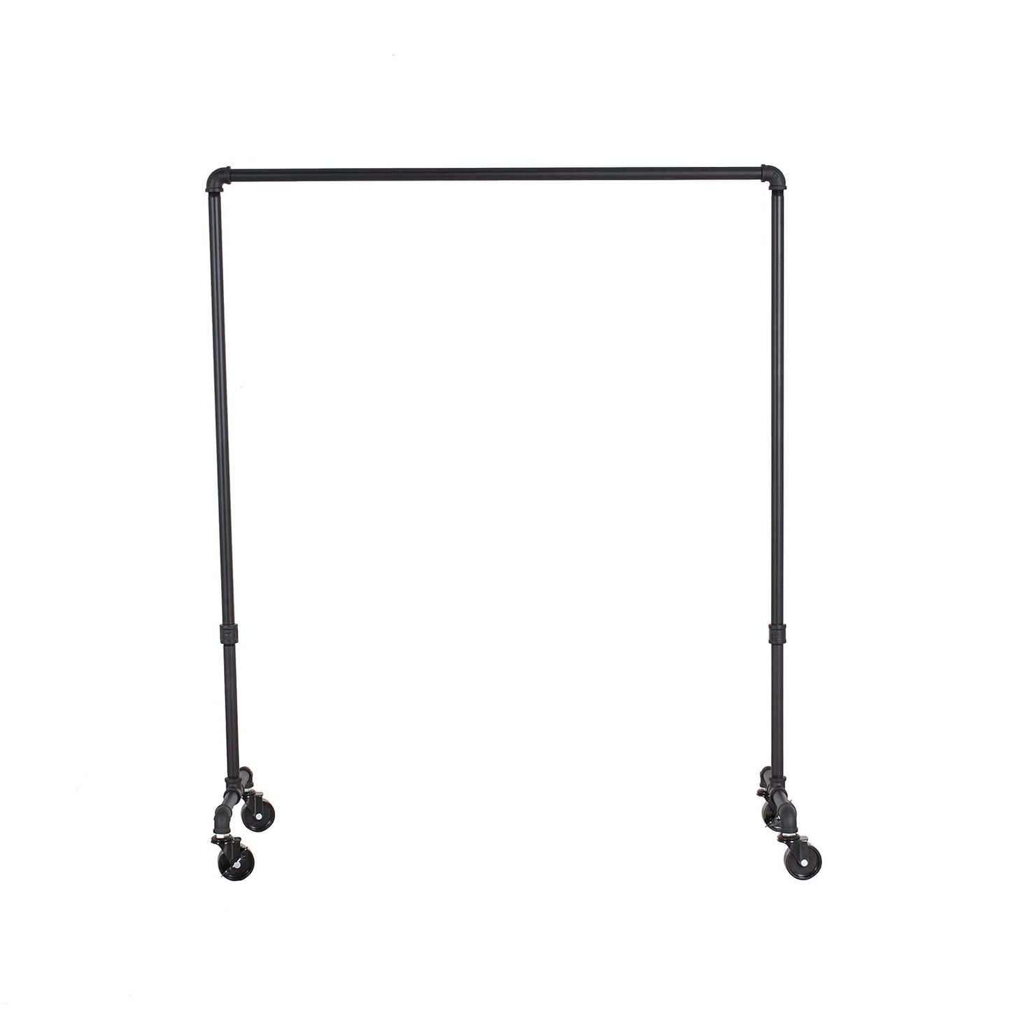 Industrial Pipe Rolling Clothing Garment Rack