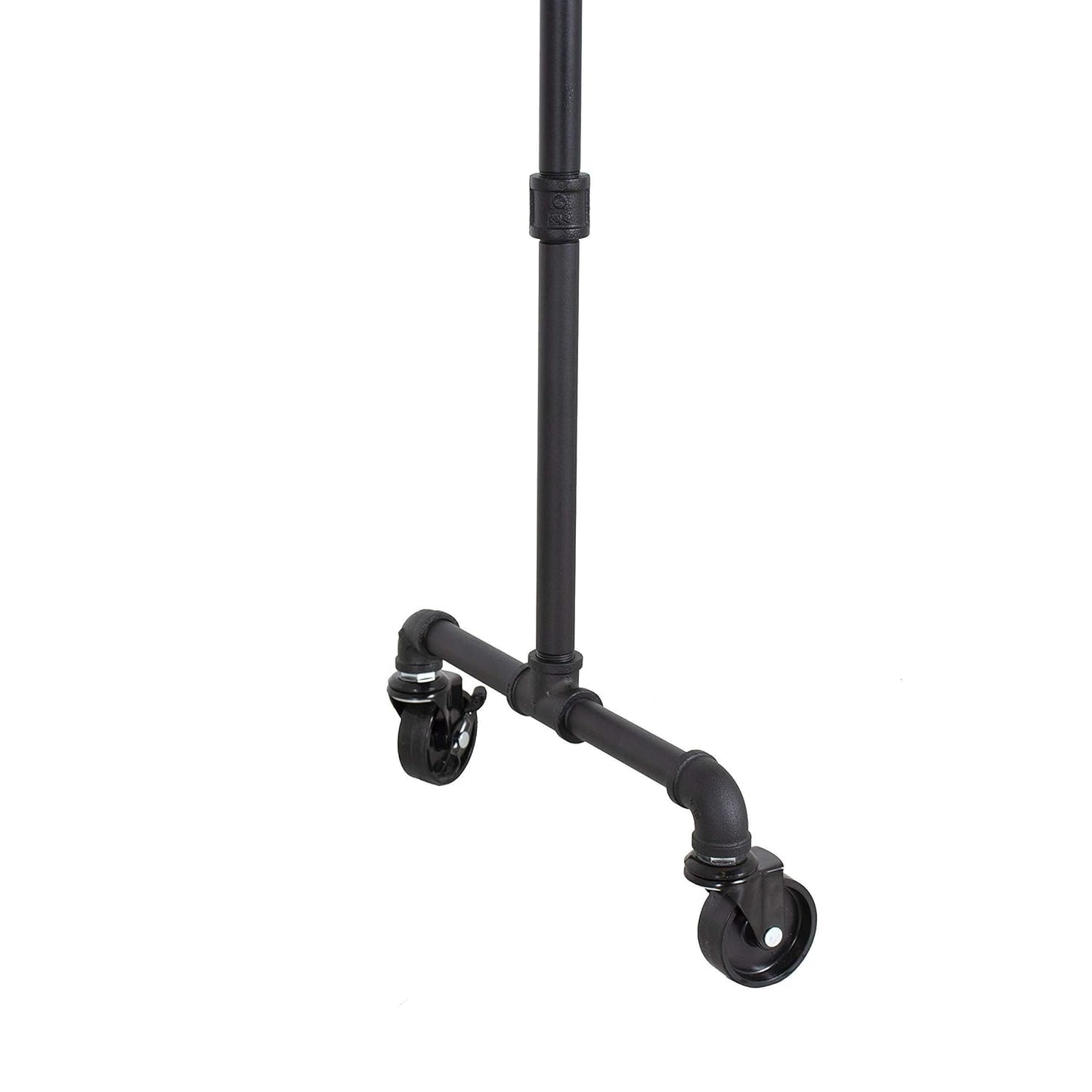 Industrial Pipe Rolling Clothing Garment Rack